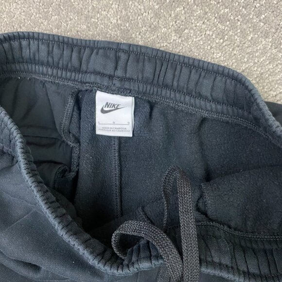 Nike Sportswear Club Fleece Sweatpants Joggers Men's Large Black Gym CJ1616 -010 - Picture 6 of 13